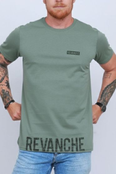 Camiseta Estampada Masculino Revanche Dumiat VERDE MEDIO