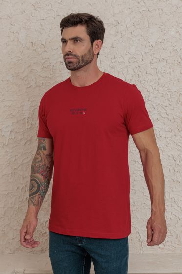 Camiseta Estampada Masculino Revanche Panópolis BORDO