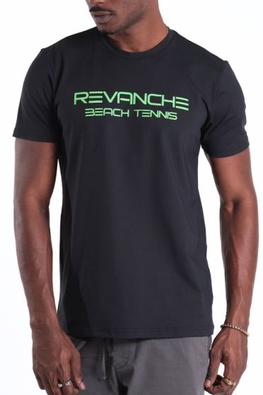 Camiseta Estampada Masculina Manga Curta Revanche-CT.MAS.00117 PRETO