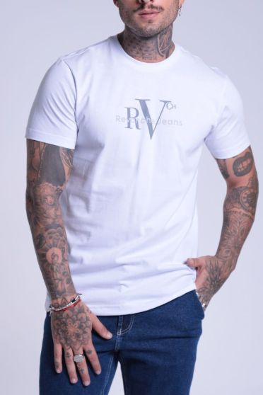 Camiseta Estampada Masculino Revanche Tibete BRANCO