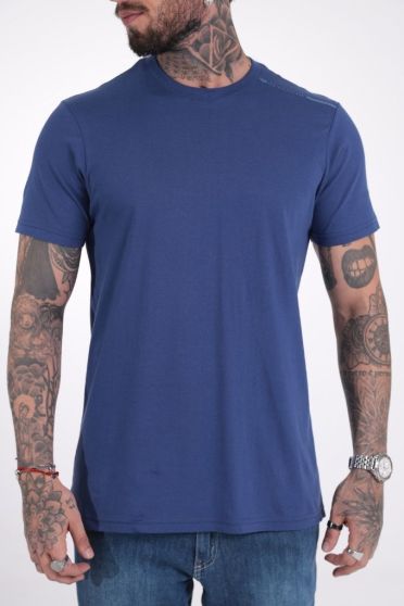 Camiseta Masculina Manga Curta Mini Estampa Revanche Henrique AZUL ESCURO