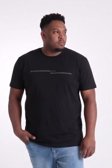 Camiseta Masculina Manga Curta Relevo Revanche Gramado Plus Size 