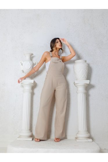 Jardineira jeans best sale revanche