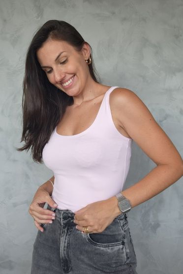 Regata Basica Feminina Revanche Temel ROSA BEBE