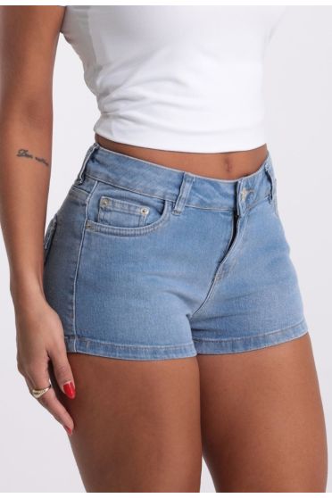 Shorts Feminino Jeans Cintura Baixa Revanche-SH.FEM.00132 UNICA