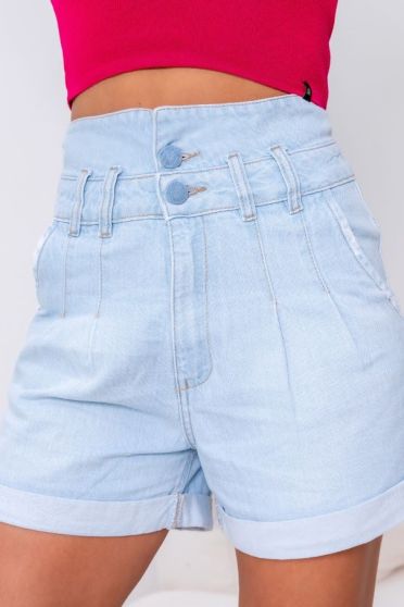 Shorts Jeans Slouchy Feminino Revanche Anice UNICA