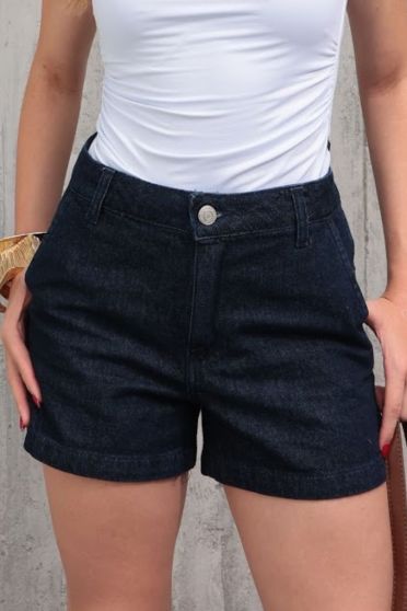 Shorts Jeans Bolso Faca Feminino Revanche Calgúrris UNICA