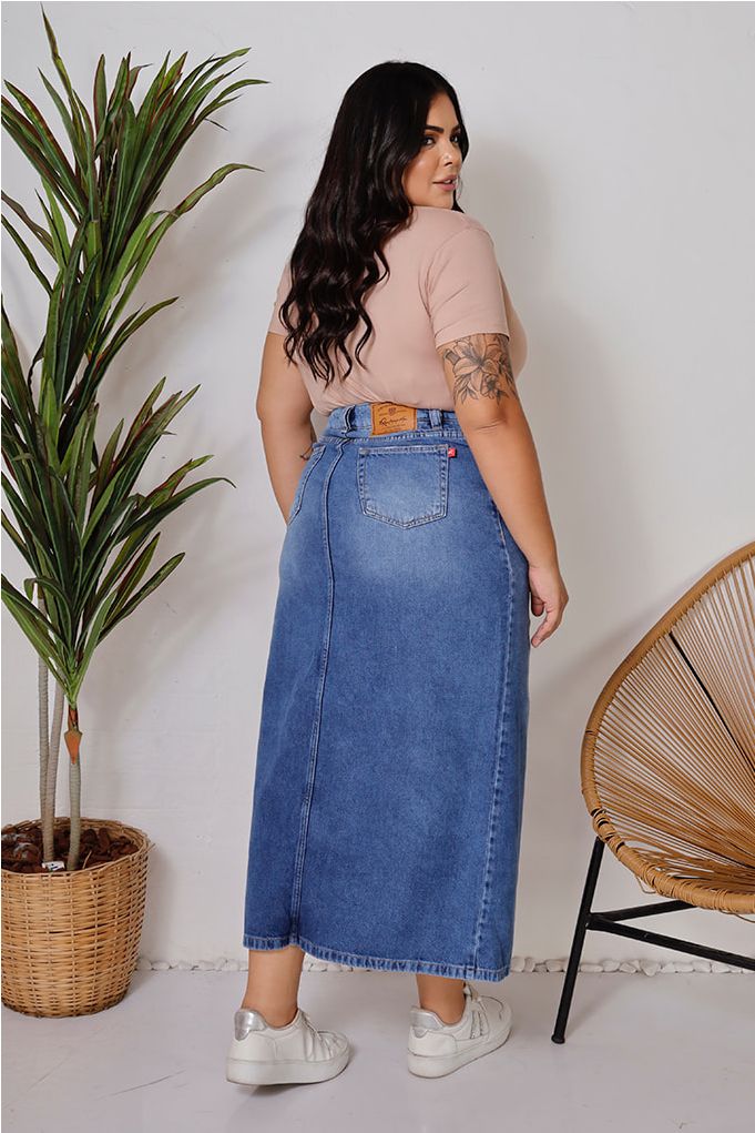 Blusa Baby Look Basica Curvy Feminina Revanche Zadar CÁQUI
