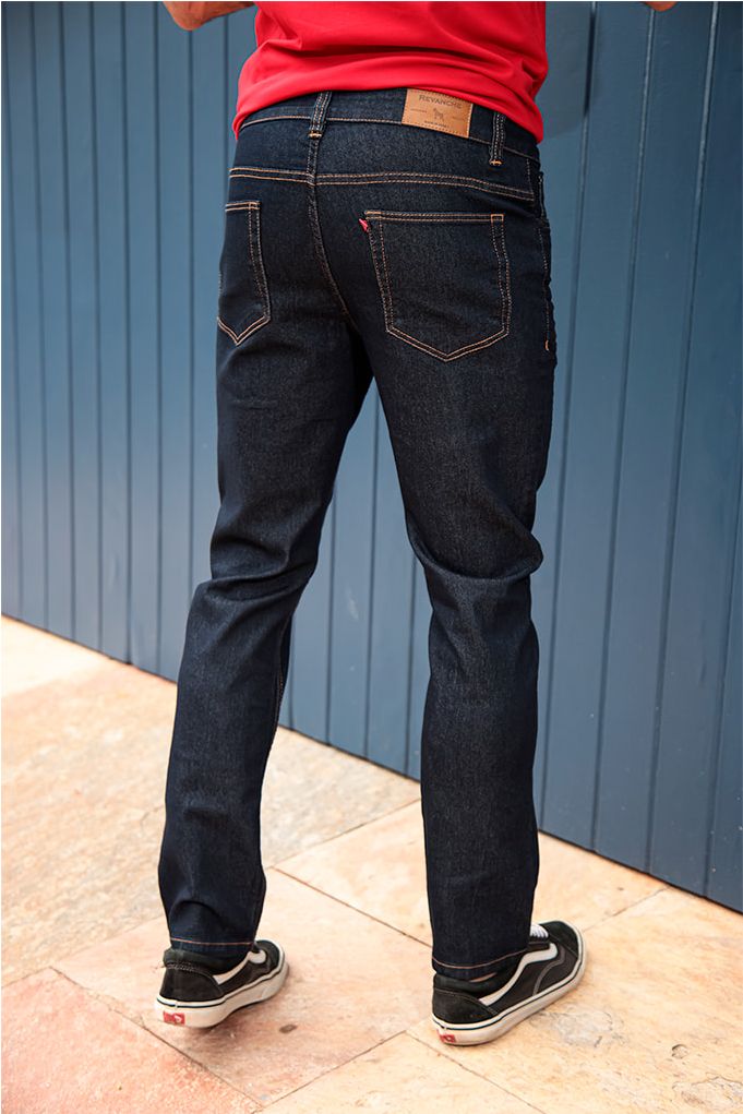 Calça Jeans Regular Supreme Masculina Revanche Estollo Azul