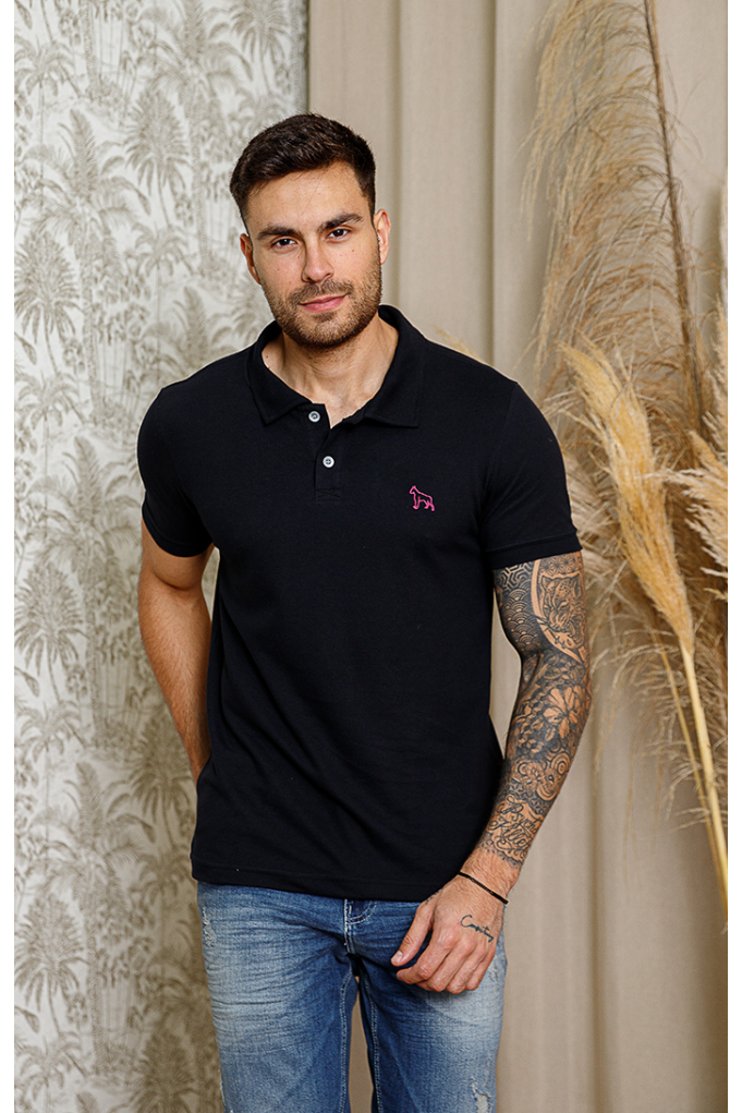 Camisa Polo Básica de Piquet Com Elastano Masculino Revanche